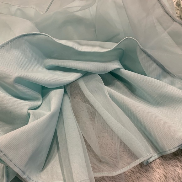 Vintage 1960’s Bed Jacket Hollywood Glamour. 🌸 Nylon Tricot in a very soft mint - Picture 6 of 8